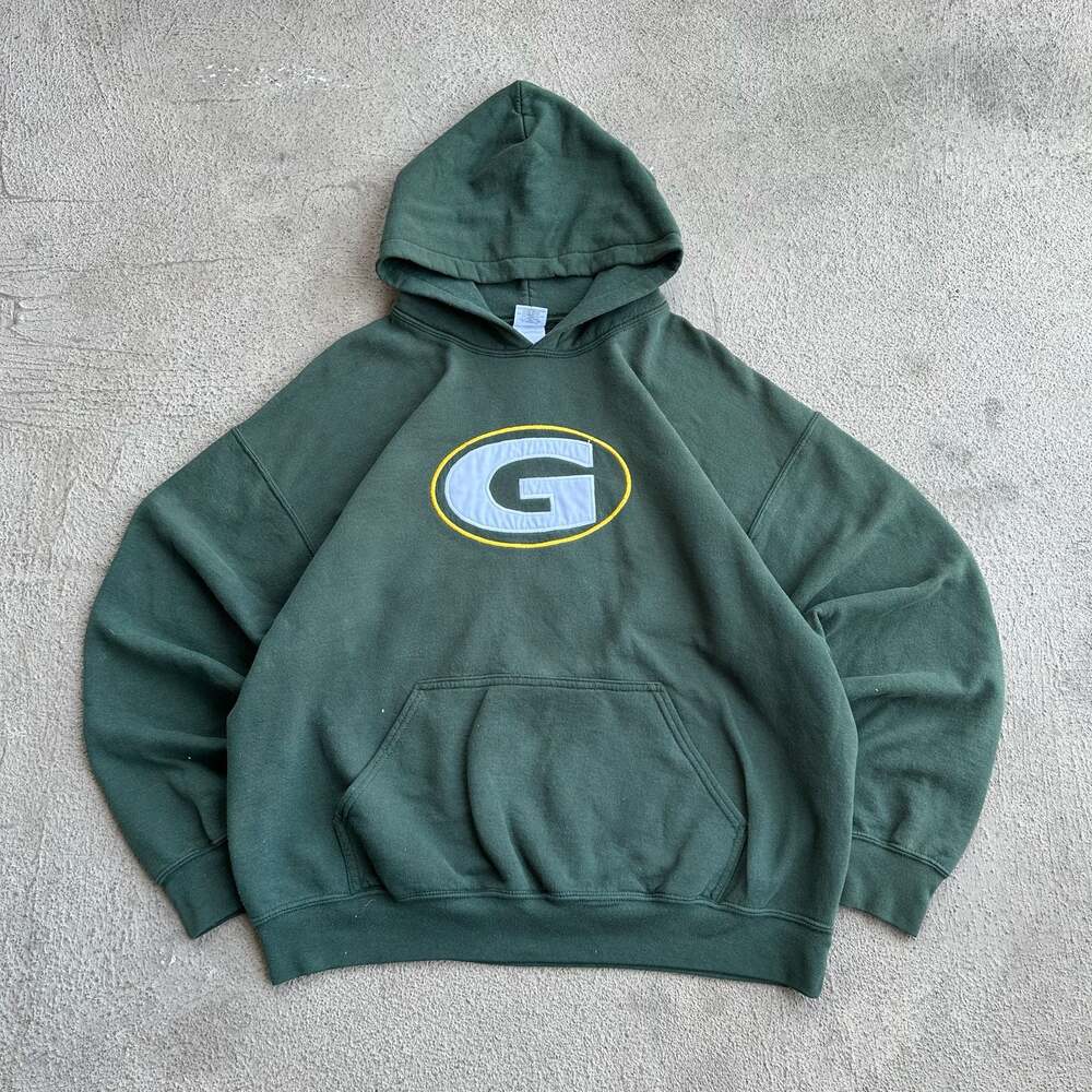 2000’s Heavyweight Green Bay Packers Pullover Hoodie Size L